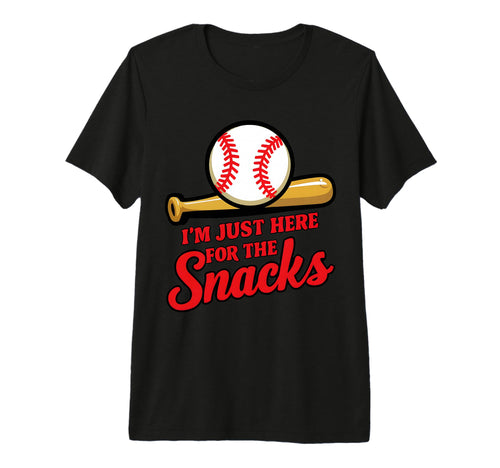 Im Just Here Snacks Baseball Brother T-Shirt - Custom Art Print Unisex - T-Shirt, Sweatshirt, Hoodie