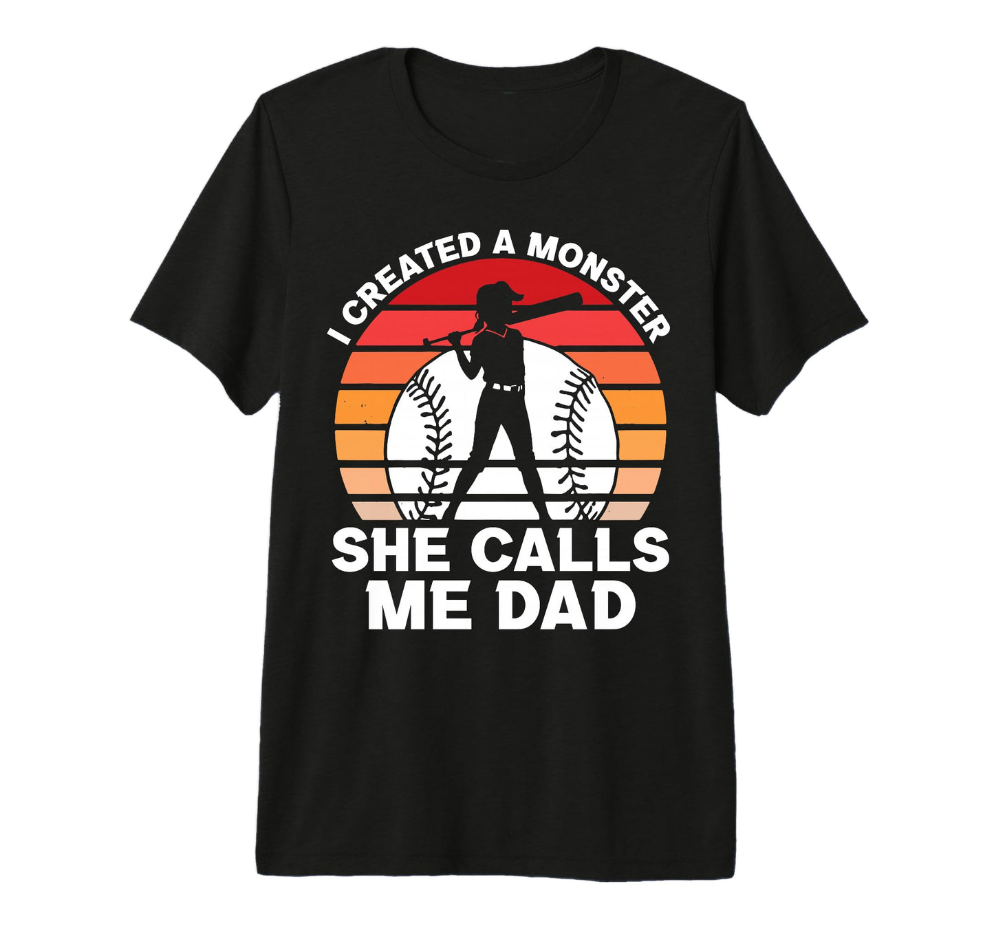 Mens Softball Dad Funny Softball T-Shirt - Casual Everyday Wear Men Women - T-Shirt, Sweatshirt, Hoodie
