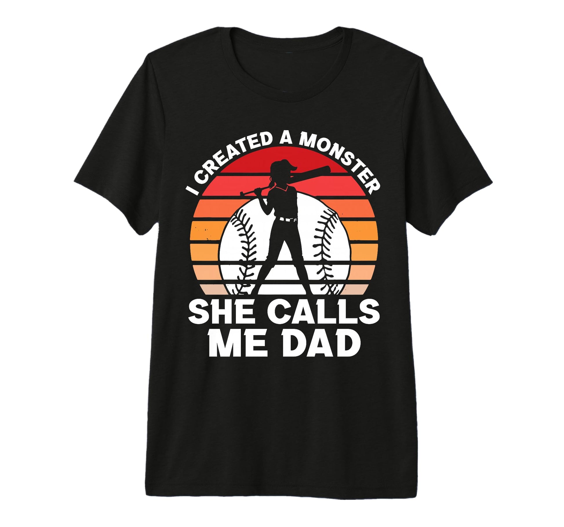 Mens Softball Dad Funny Softball T-Shirt - Casual Everyday Wear Men Women - T-Shirt, Sweatshirt, Hoodie