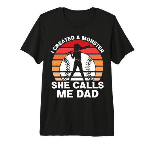 Mens Softball Dad Funny Softball T-Shirt - Casual Everyday Wear Men Women - T-Shirt, Sweatshirt, Hoodie