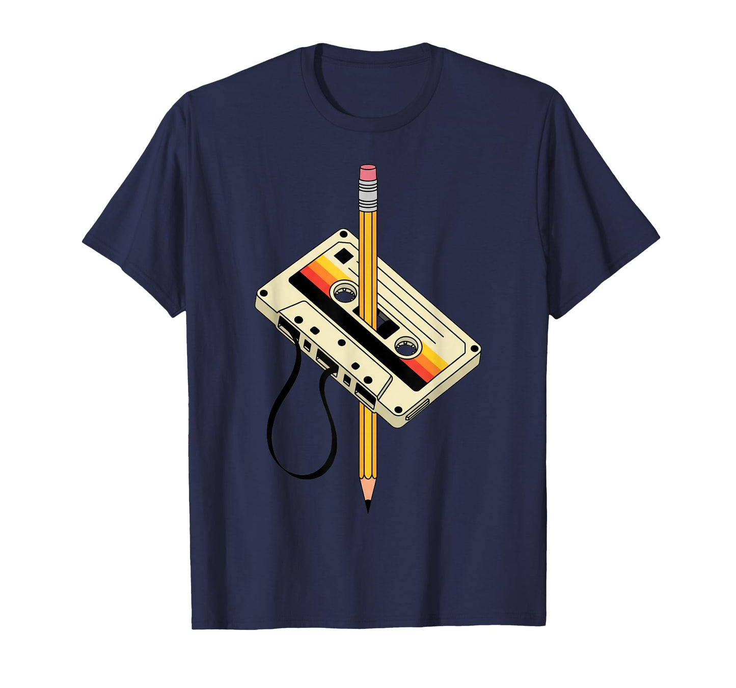 Grunge Cassettes Cassette Tapes T-Shirt - Custom Art Print Unisex - T-Shirt, Sweatshirt, Hoodie