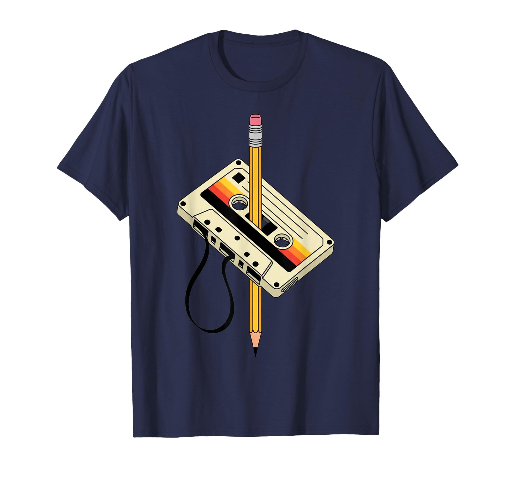 Grunge Cassettes Cassette Tapes T-Shirt - Custom Art Print Unisex - T-Shirt, Sweatshirt, Hoodie