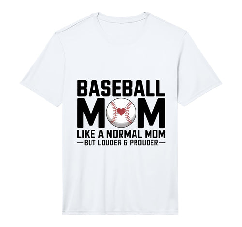 Mens Baseball Mom Gear Sports Mom Life T-Shirt - Custom Art Print Unisex - T-Shirt, Sweatshirt, Hoodie