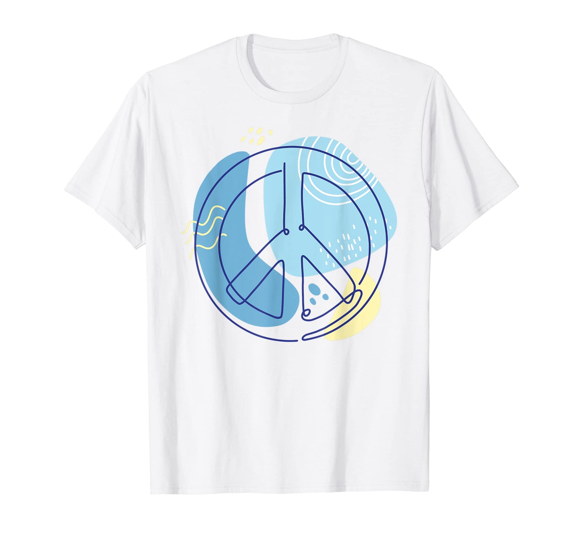 Peace Sign Drawing I Hippie Peace T-Shirt - Aesthetic Graphic Men Women - T-Shirt, Sweatshirt, Hoodie