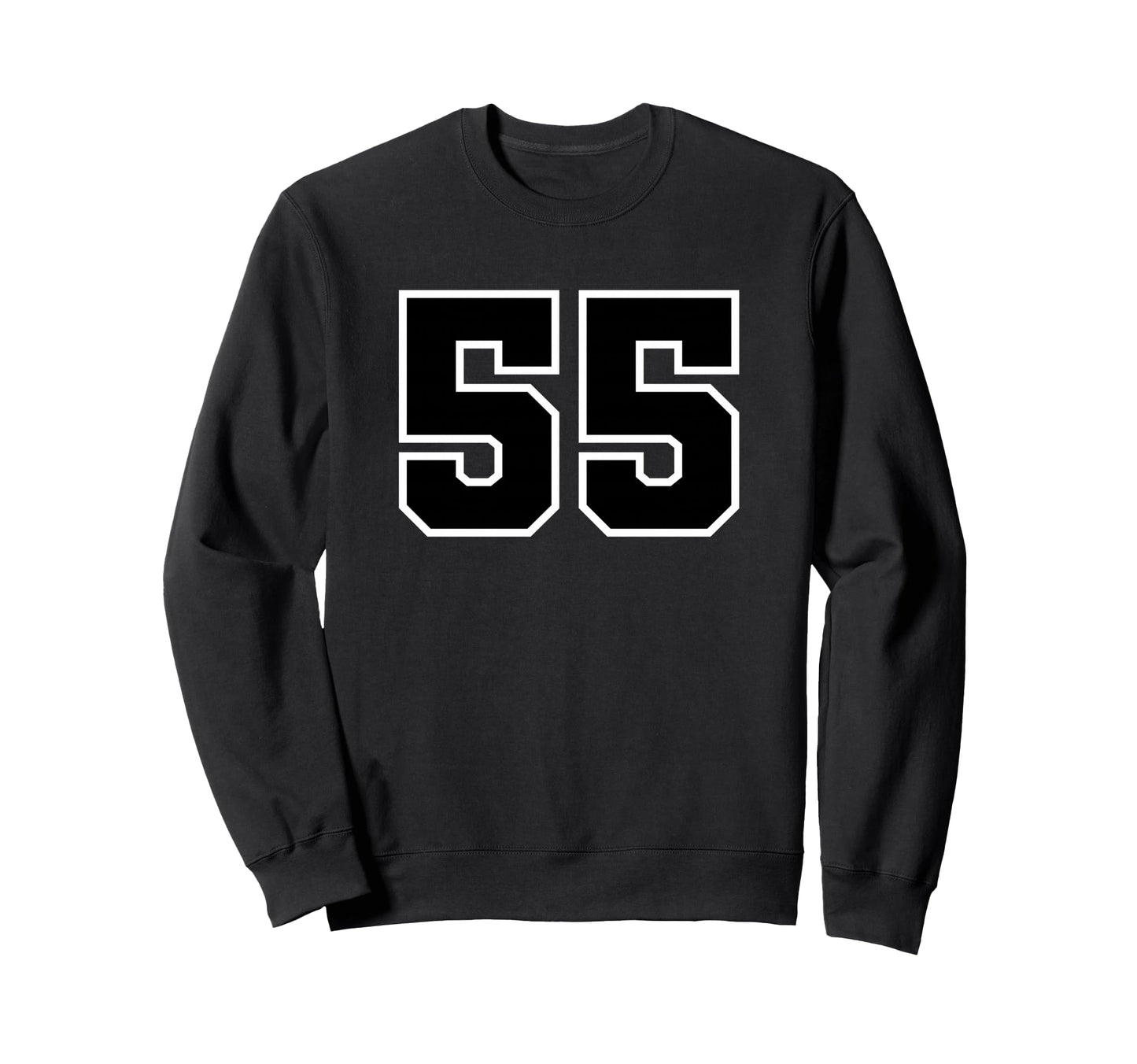 Sport Team Number 55 Sweatshirt - Casual Everyday Wear Men Women - T-Shirt, Sweatshirt, Hoodie