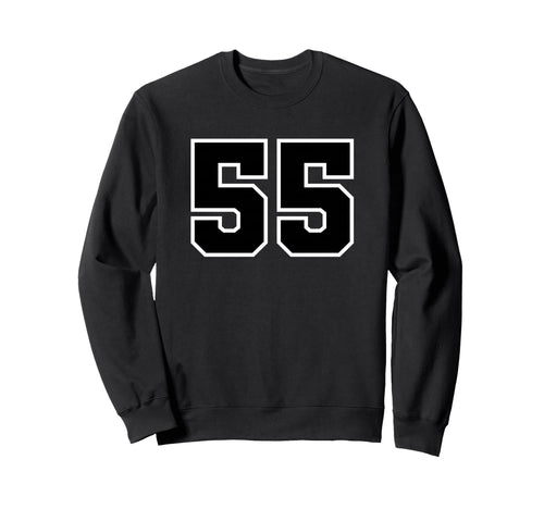 Sport Team Number 55 Sweatshirt - Casual Everyday Wear Men Women - T-Shirt, Sweatshirt, Hoodie