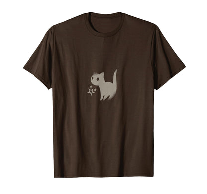 Yk2 Minimalist Cat Stars Tail 90S T-Shirt - Fun Novelty Design Men Women - T-Shirt, Sweatshirt, Hoodie