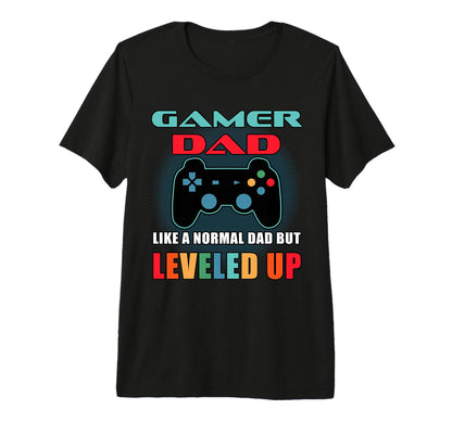 Mens Gamer Dad Like Normal Dad But T-Shirt - Minimalist Print for Adults - T-Shirt, Sweatshirt, Hoodie