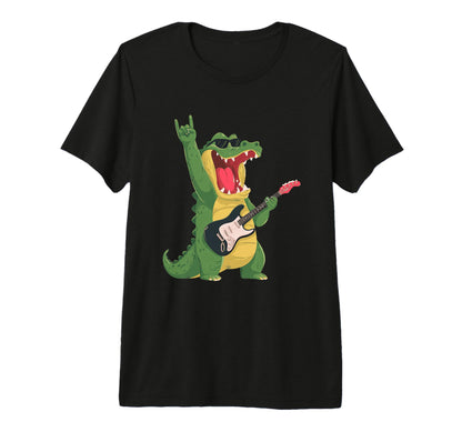 Funny Crocodile Rock Music T-Shirt - Aesthetic Graphic for Adults - T-Shirt, Sweatshirt, Hoodie