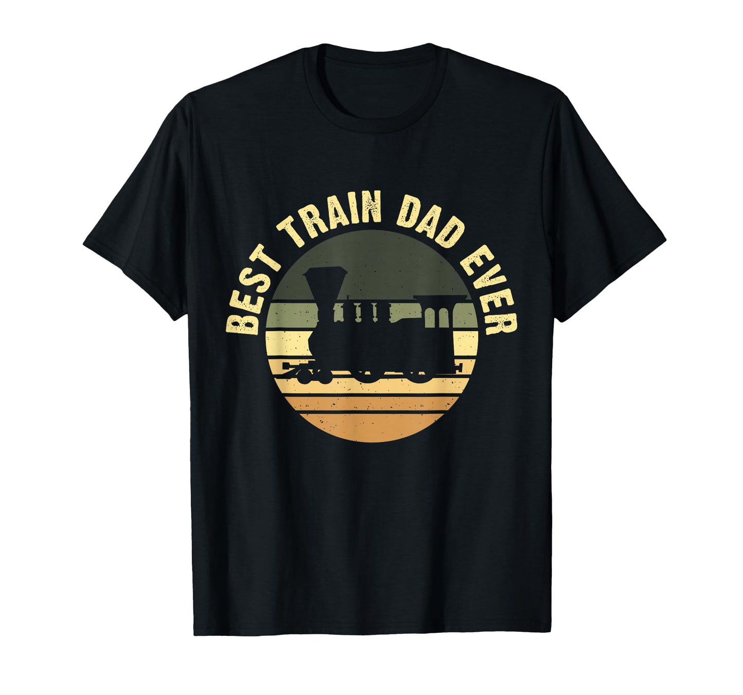 Best Train Dad Ever Fathersday Daddy T-Shirt - Unique Graphic Men Women - T-Shirt, Sweatshirt, Hoodie