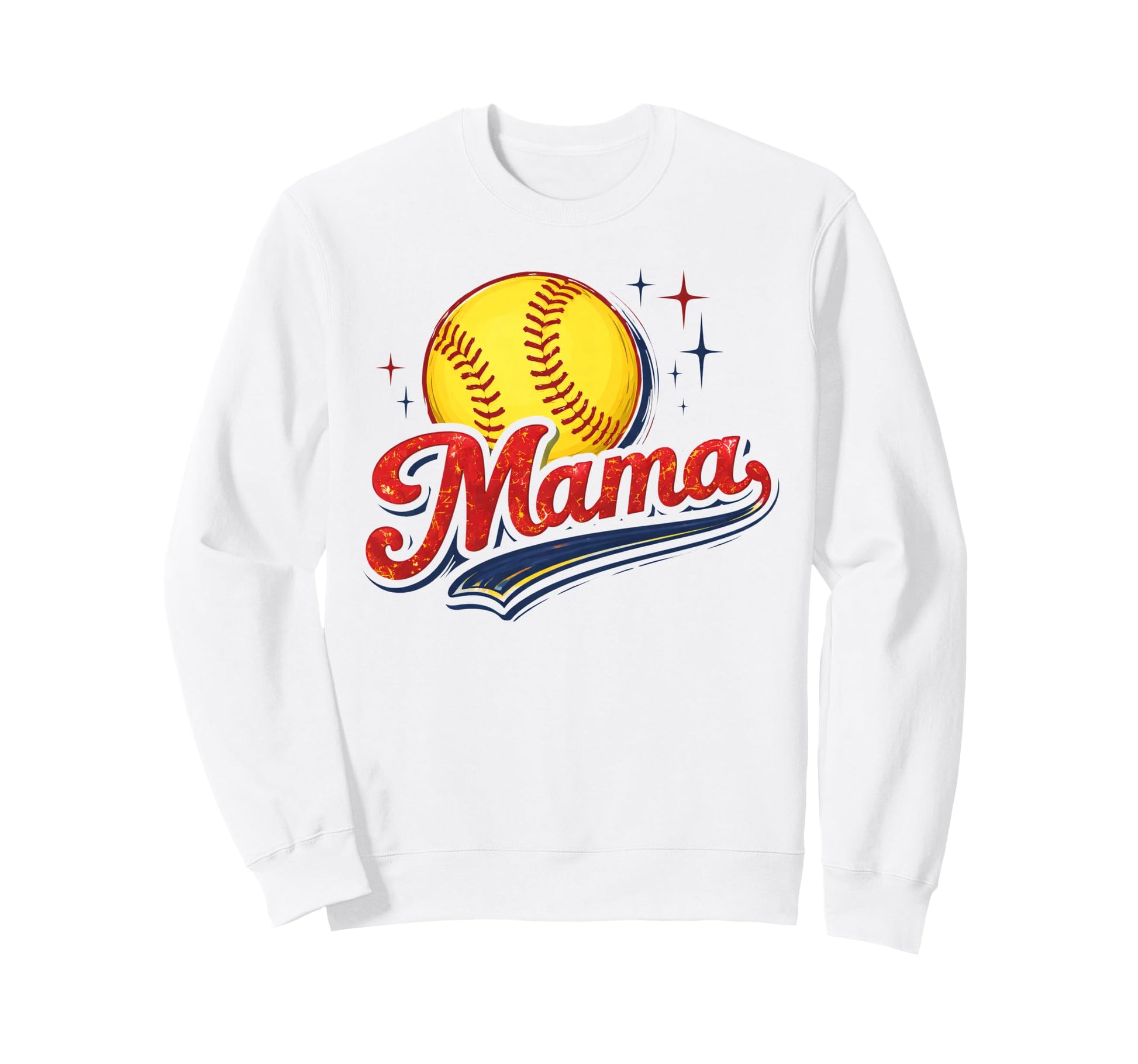 Softball Mama Mom Softball Game Day Sweatshirt - Trendy Graphic Men Women - T-Shirt, Sweatshirt, Hoodie