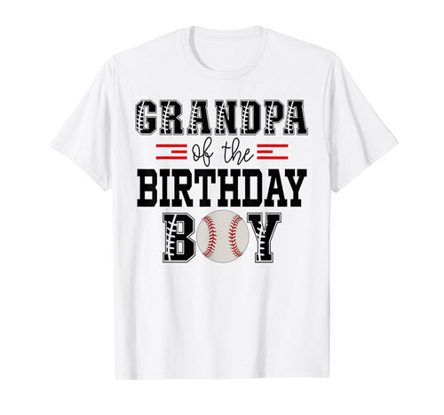 Grandpa Birthday Baseball Lover First T-Shirt - Novelty Apparel Unisex - T-Shirt, Sweatshirt, Hoodie
