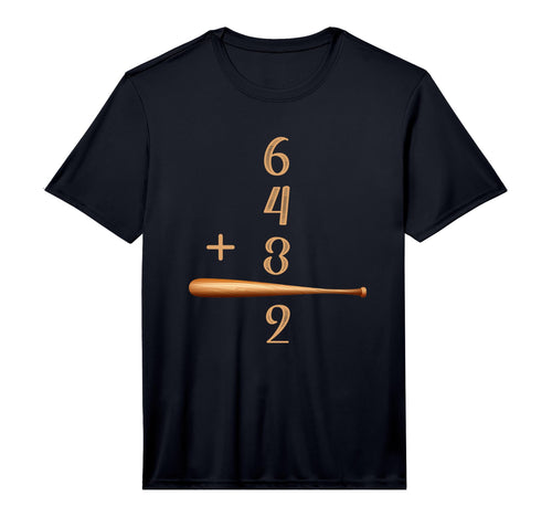 6 4 3 2 Double Play Baseball Player T-Shirt - Graphic Print Unisex - T-Shirt, Sweatshirt, Hoodie