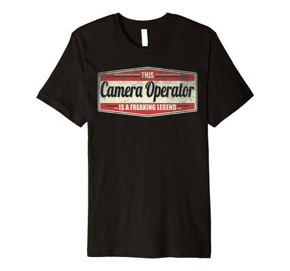 Funny Profession Camera Operator T-Shirt - Custom Art Print for Adults - T-Shirt, Sweatshirt, Hoodie