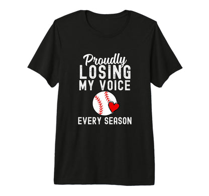Baseball Mom Life Proudly Losing My T-Shirt - Fun Novelty Design Unisex - T-Shirt, Sweatshirt, Hoodie