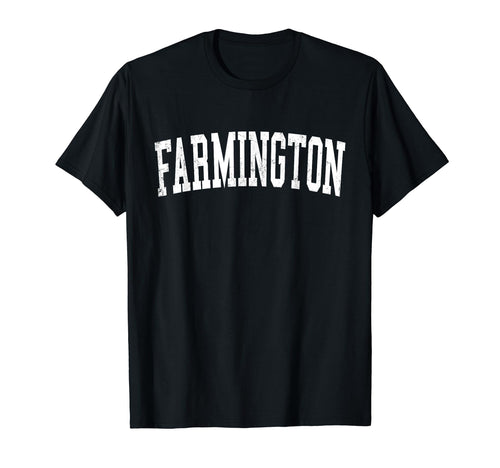 Farmington Mn Distressed White T-Shirt - Fun Novelty Design Men Women - T-Shirt, Sweatshirt, Hoodie