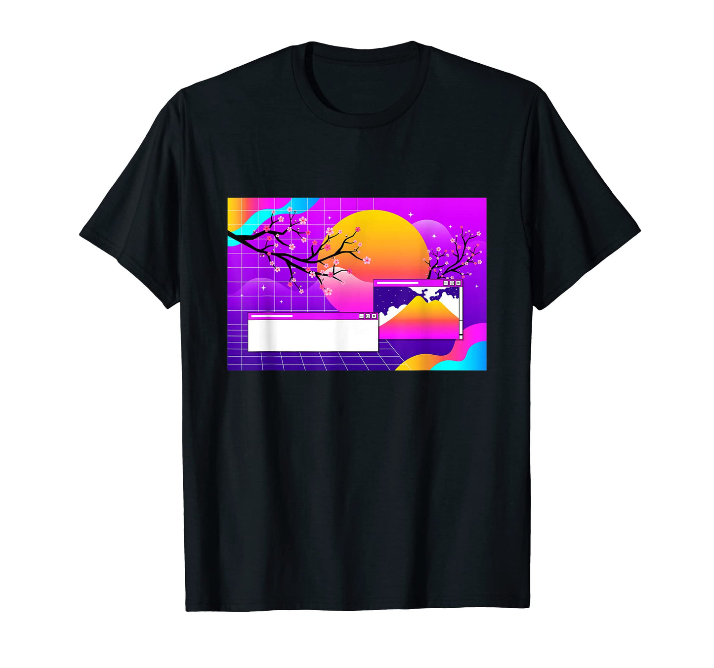 Vaporwave Synthwave 80S Computer T-Shirt - Graphic Print Men Women - T-Shirt, Sweatshirt, Hoodie
