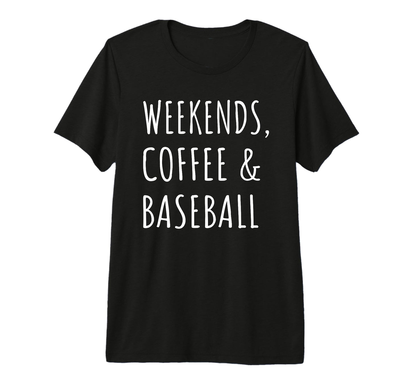Weekends Coffee And Baseball Players T-Shirt - Aesthetic Graphic Unisex - T-Shirt, Sweatshirt, Hoodie