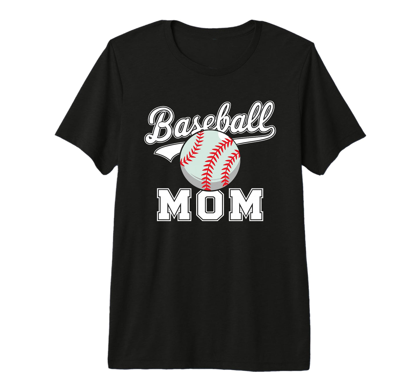 Baseball Mom Sports Love Passion Tri T-Shirt - Graphic Print Men Women - T-Shirt, Sweatshirt, Hoodie