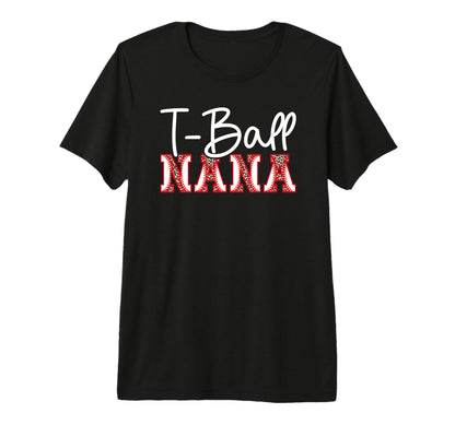 T Ball Nana Leopard Baseball T Ball T-Shirt - Graphic Print Men Women - T-Shirt, Sweatshirt, Hoodie