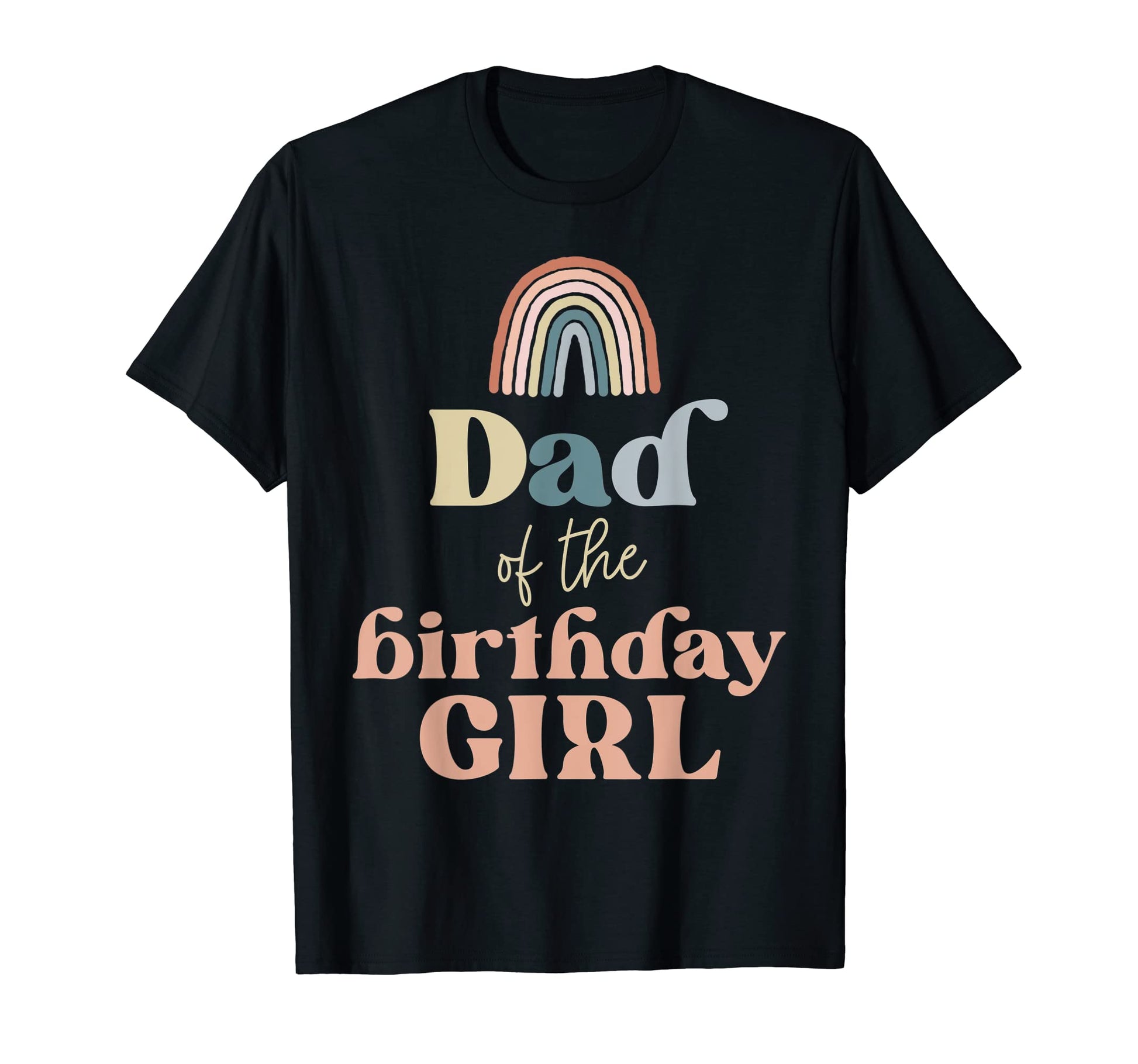 Mens Dad Birthday Boho Rainbow T-Shirt - Aesthetic Graphic for Adults - T-Shirt, Sweatshirt, Hoodie
