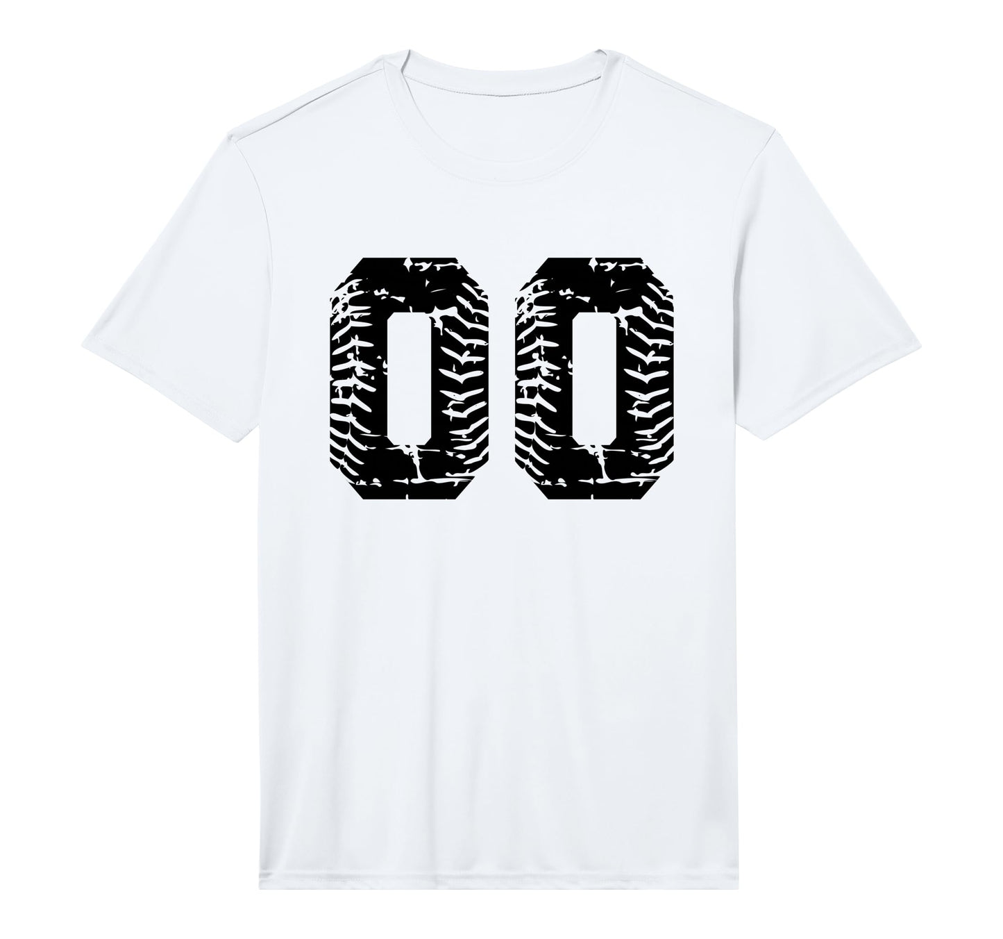 Baseball Softball Number 00 T-Shirt - Aesthetic Graphic for Adults - T-Shirt, Sweatshirt, Hoodie