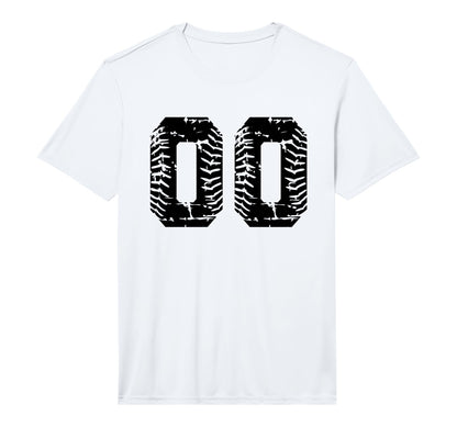 Baseball Softball Number 00 T-Shirt - Aesthetic Graphic for Adults - T-Shirt, Sweatshirt, Hoodie