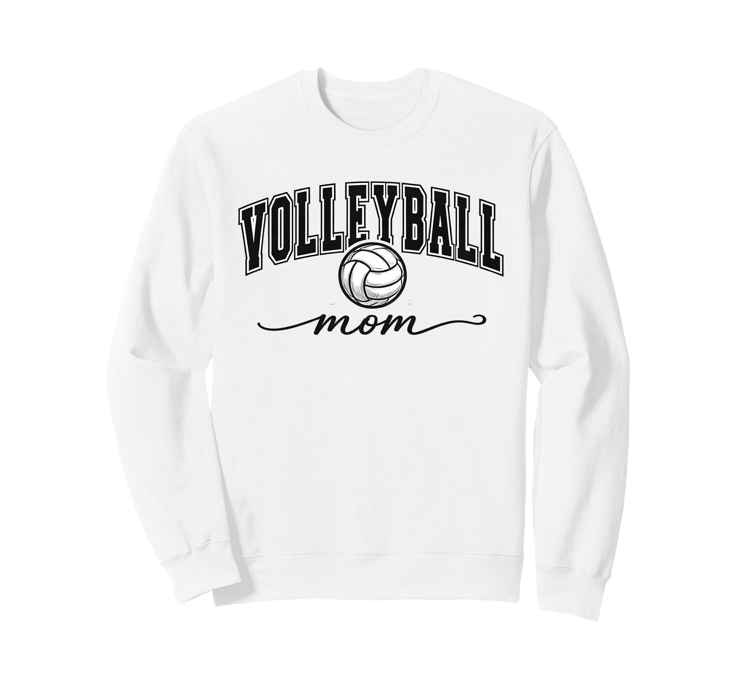 Volleyball Mom Game Day High Sweatshirt - Casual Everyday Wear Unisex - T-Shirt, Sweatshirt, Hoodie