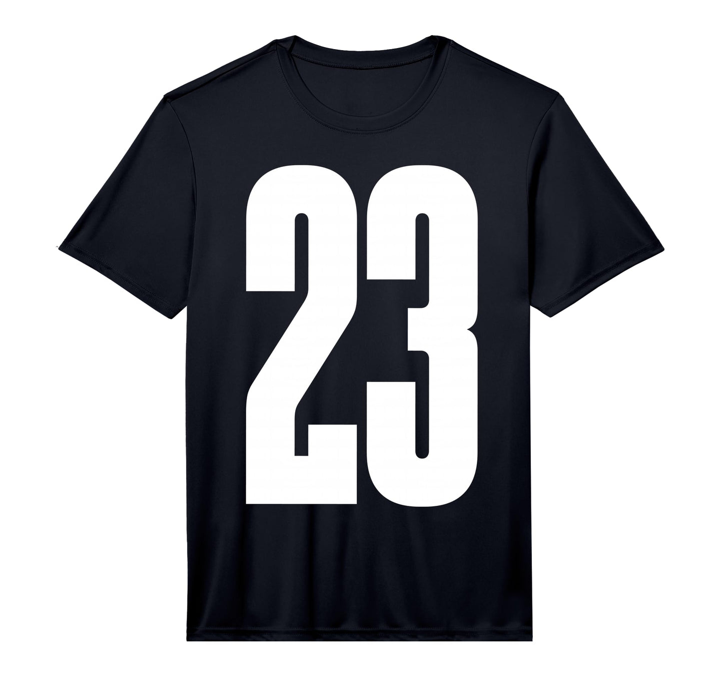 Sports Team White Number 23 Performance T-Shirt - Custom Art Print Unisex - T-Shirt, Sweatshirt, Hoodie
