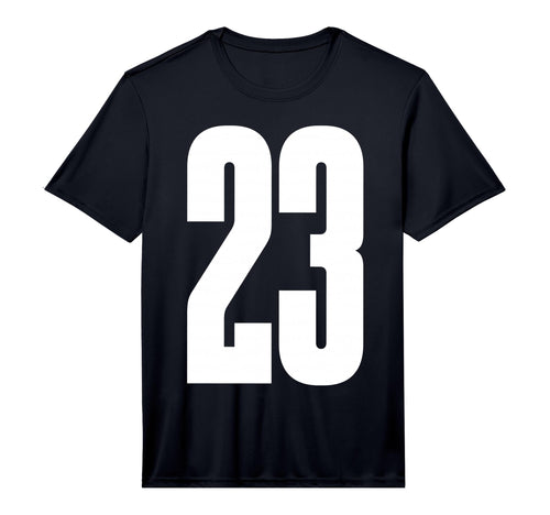 Sports Team White Number 23 Performance T-Shirt - Custom Art Print Unisex - T-Shirt, Sweatshirt, Hoodie