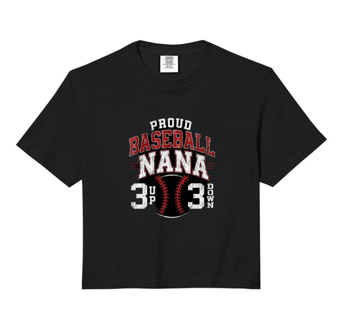 Proud Baseball Nana Number 3 Up 3 Sweatshirt - Graphic Print for Adults - T-Shirt, Sweatshirt, Hoodie