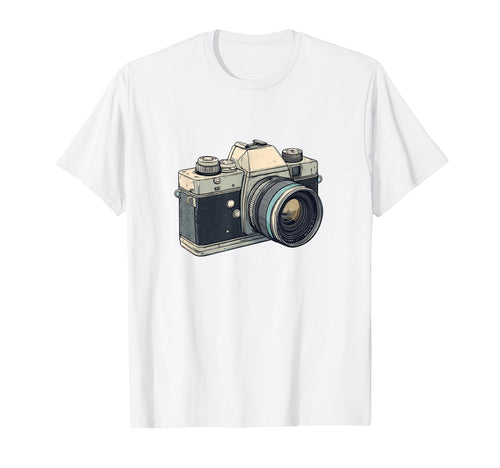 Photographer Film Camera Photography T-Shirt - Trendy Graphic for Adults - T-Shirt, Sweatshirt, Hoodie