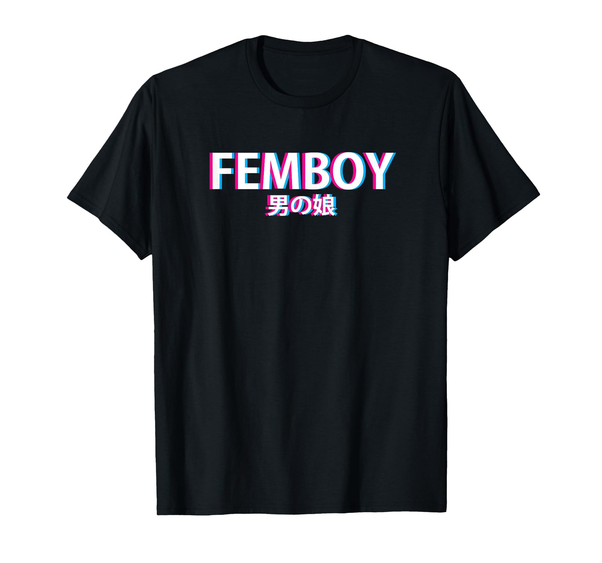 Femboy Japanese Vaporwave Aesthetic T-Shirt - Minimalist Print Unisex - T-Shirt, Sweatshirt, Hoodie