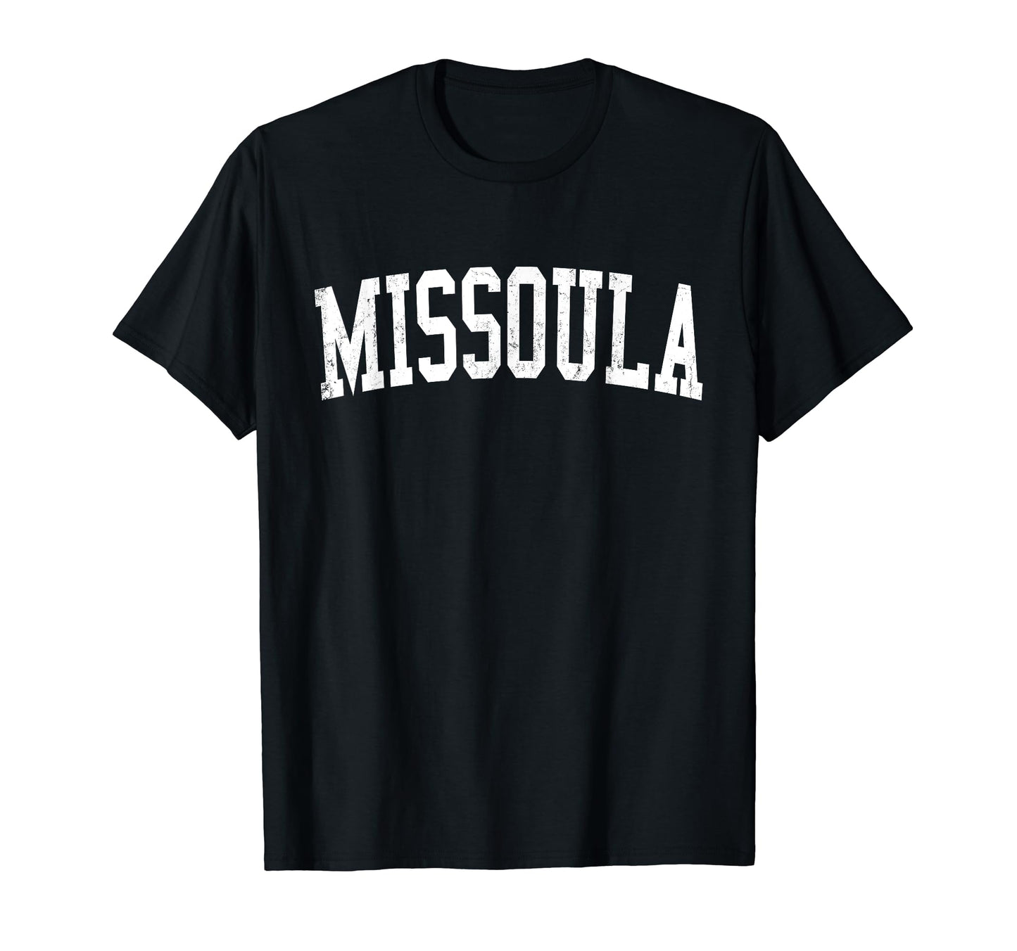 Missoula Mt Distressed White Varsity T-Shirt - Streetwear Style Men Women - T-Shirt, Sweatshirt, Hoodie