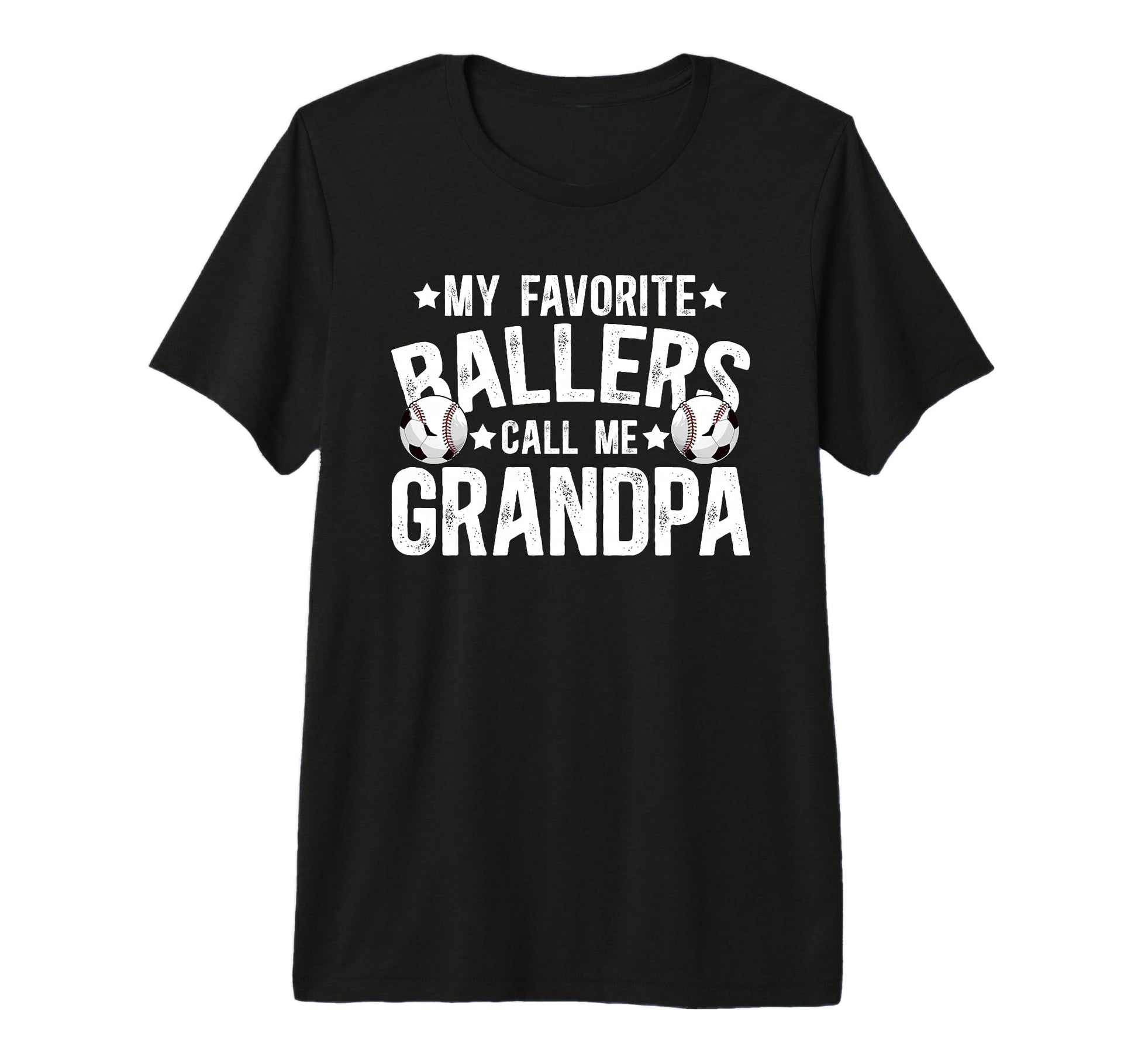 Mens My Favorite Ballers Call Me Grandpa T-Shirt - Minimalist Print Unisex - T-Shirt, Sweatshirt, Hoodie
