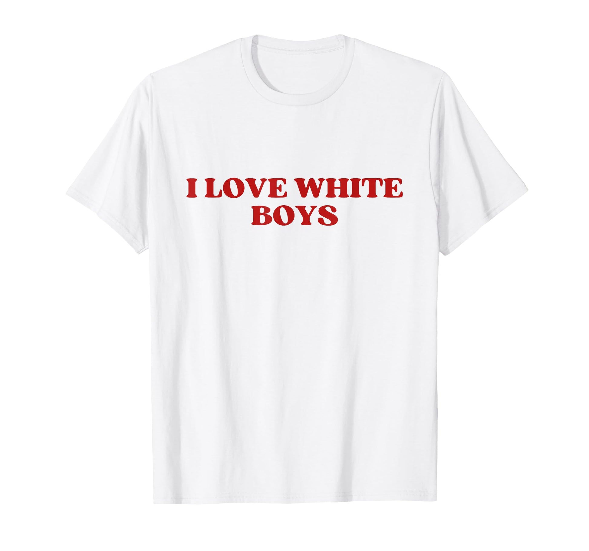 I Love White Y2K Aesthetic Trendy T-Shirt - Streetwear Style Unisex - T-Shirt, Sweatshirt, Hoodie