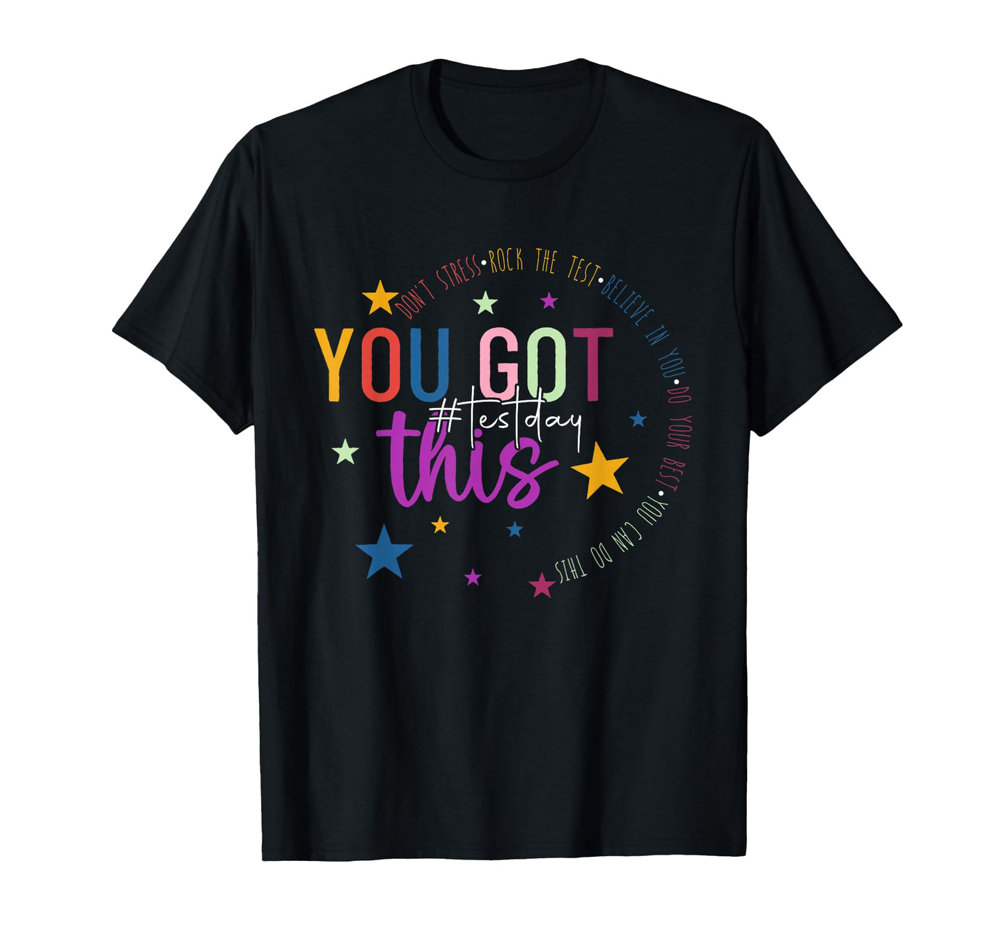 You Got This Dont Stress Rock Test Test T-Shirt - Minimalist Print Unisex - T-Shirt, Sweatshirt, Hoodie