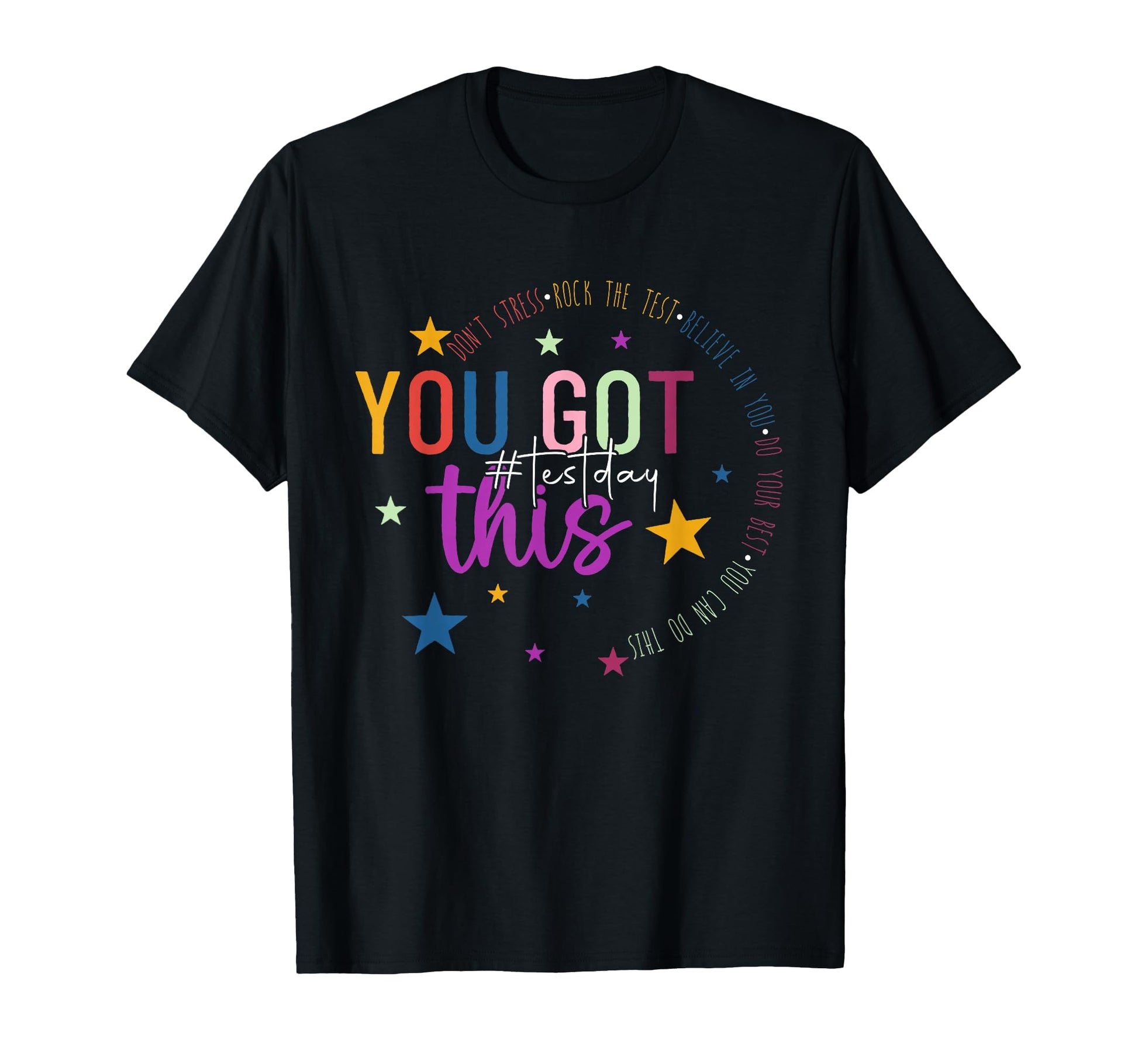 You Got This Dont Stress Rock Test Test T-Shirt - Minimalist Print Unisex - T-Shirt, Sweatshirt, Hoodie