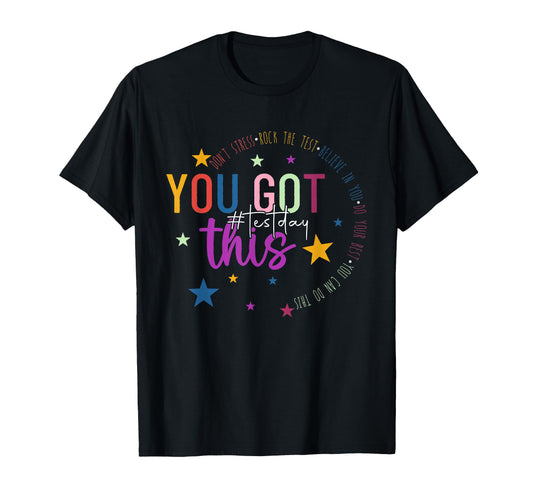 You Got This Dont Stress Rock Test Test T-Shirt - Minimalist Print Unisex - T-Shirt, Sweatshirt, Hoodie
