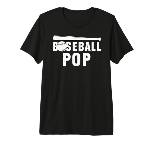 Mens Baseball Pop Proud Grandpa Pop T-Shirt - Unique Graphic Men Women - T-Shirt, Sweatshirt, Hoodie