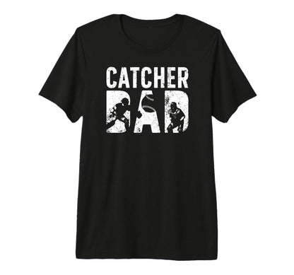 Mens Baseball Catcher Dad Proud Baseball T-Shirt - Streetwear Style Unisex - T-Shirt, Sweatshirt, Hoodie