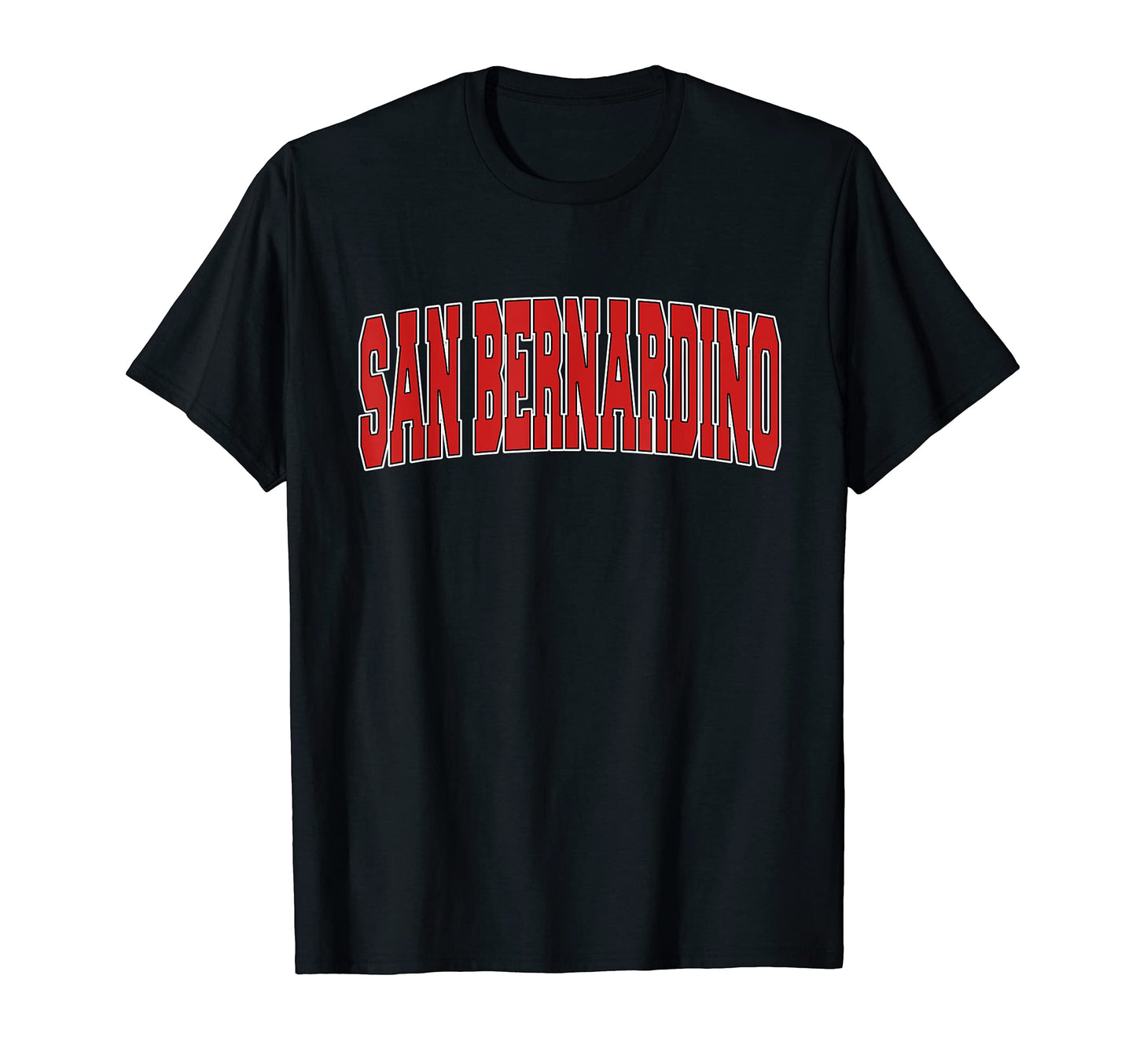 San Bernardino Ca California Varsity T-Shirt - Graphic Print for Adults - T-Shirt, Sweatshirt, Hoodie