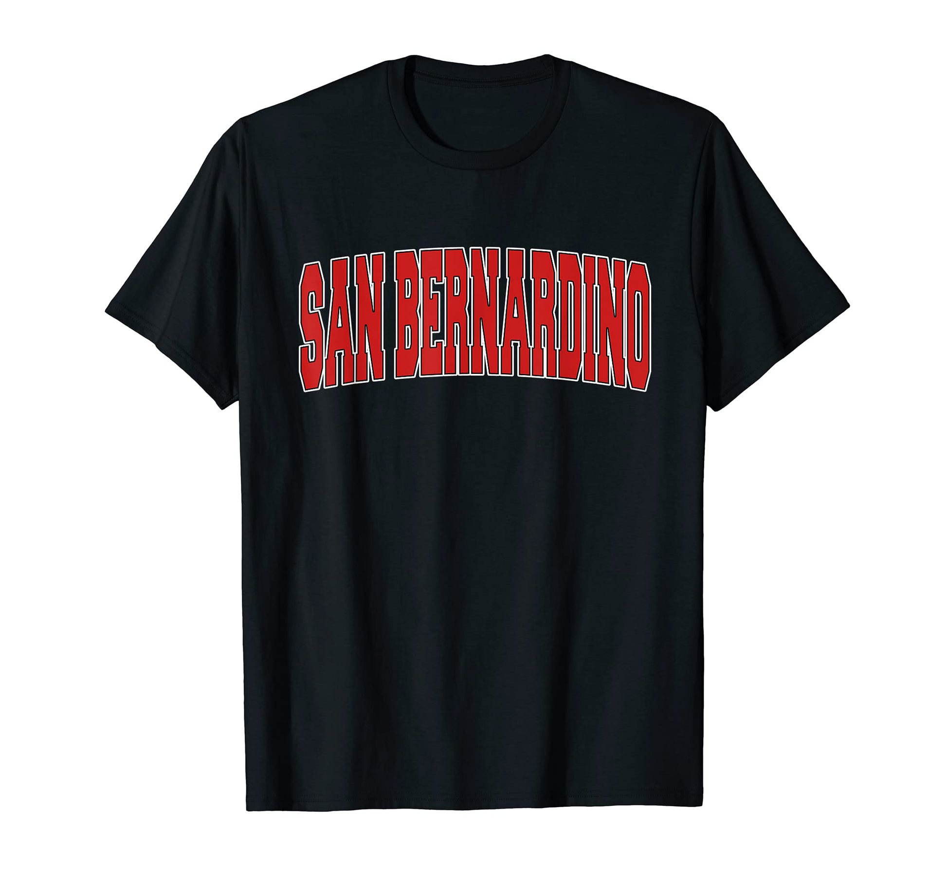 San Bernardino Ca California Varsity T-Shirt - Graphic Print for Adults - T-Shirt, Sweatshirt, Hoodie