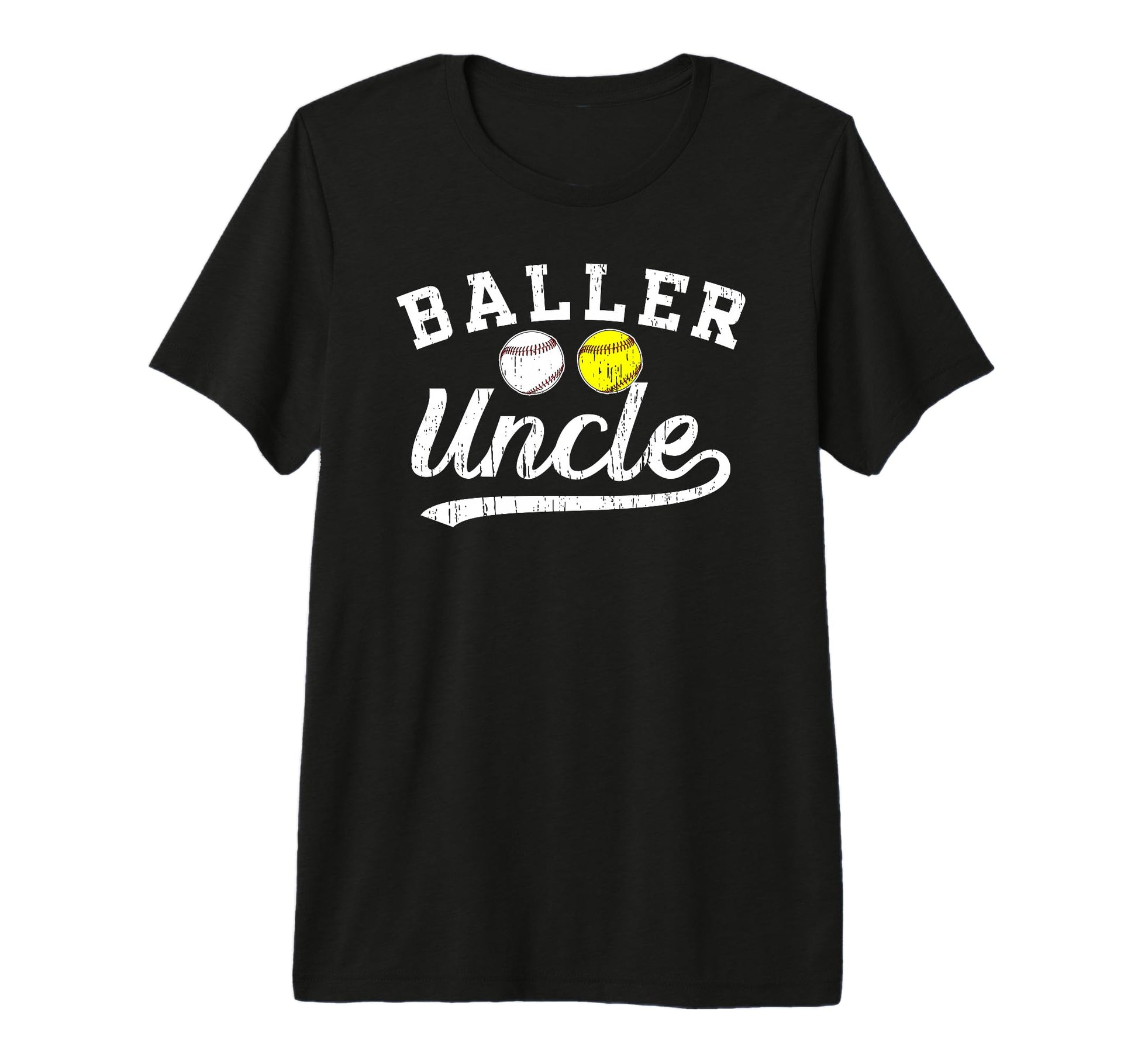 Mens Baller Uncle Proud Baseball T-Shirt - Graphic Print Men Women - T-Shirt, Sweatshirt, Hoodie