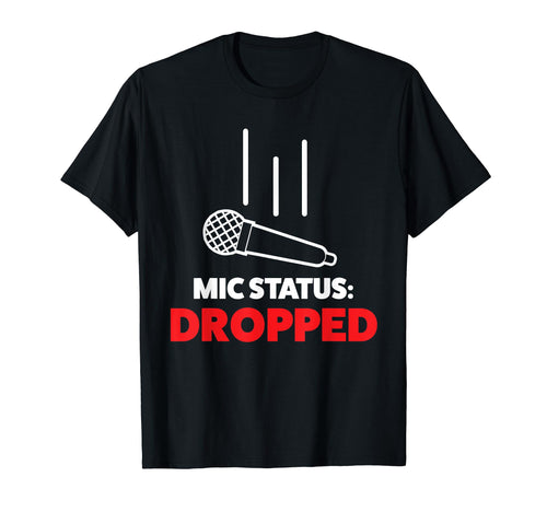 Mic Drop 90S Hip Hop Old School T-Shirt - Streetwear Style Men Women - T-Shirt, Sweatshirt, Hoodie