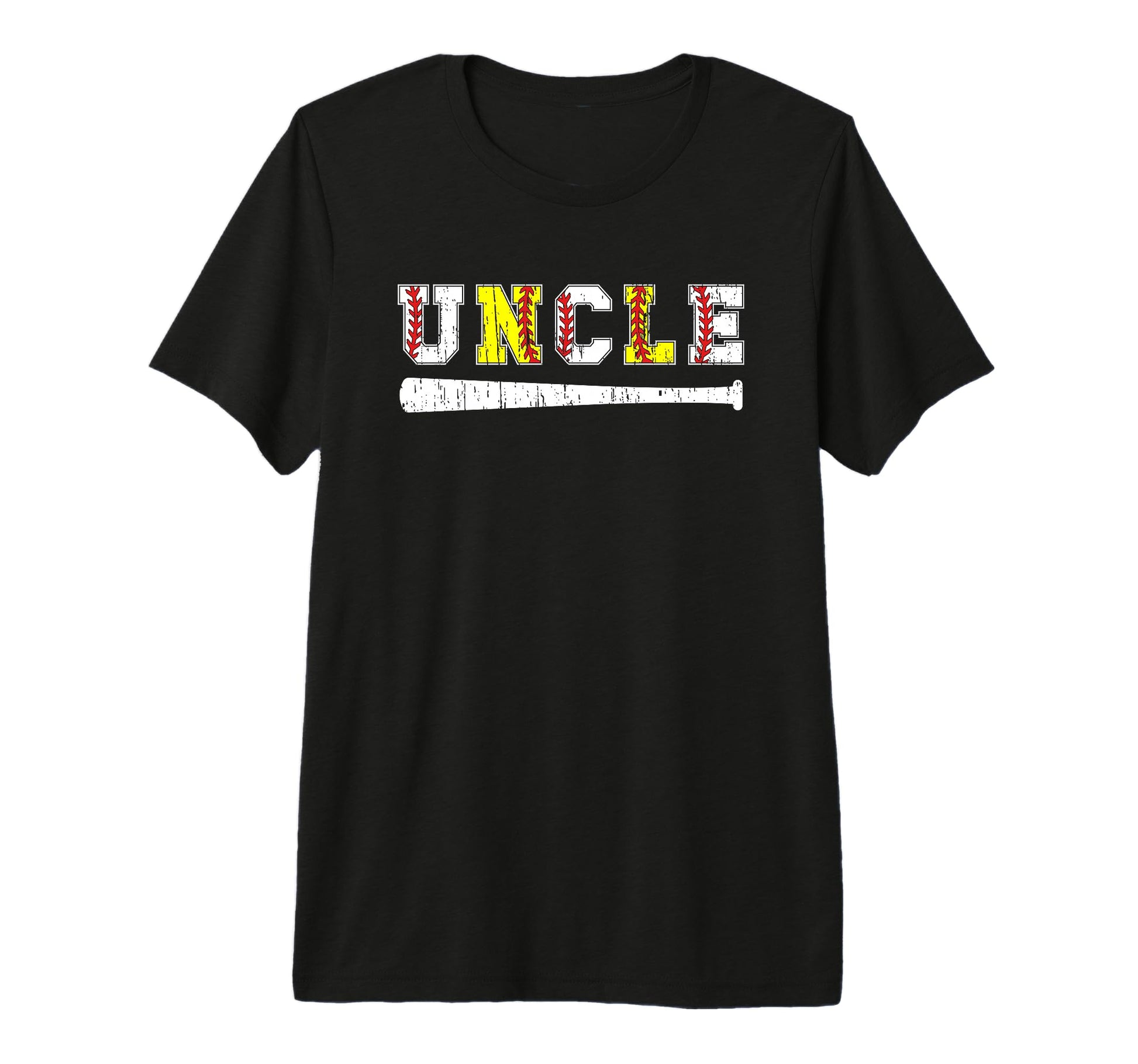 Mens Softball Baseball Uncle T-Shirt - Casual Everyday Wear for Adults - T-Shirt, Sweatshirt, Hoodie