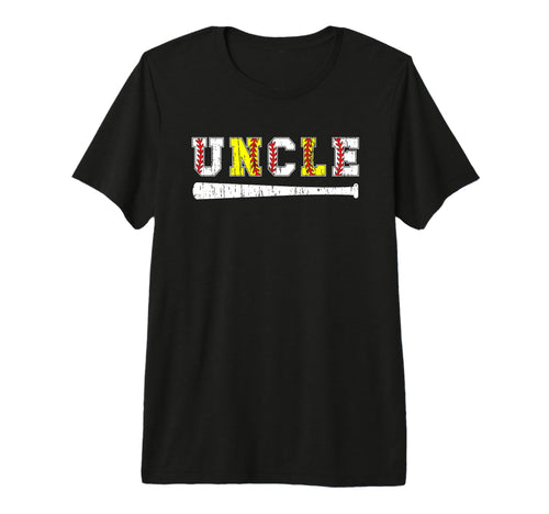 Mens Softball Baseball Uncle T-Shirt - Casual Everyday Wear for Adults - T-Shirt, Sweatshirt, Hoodie