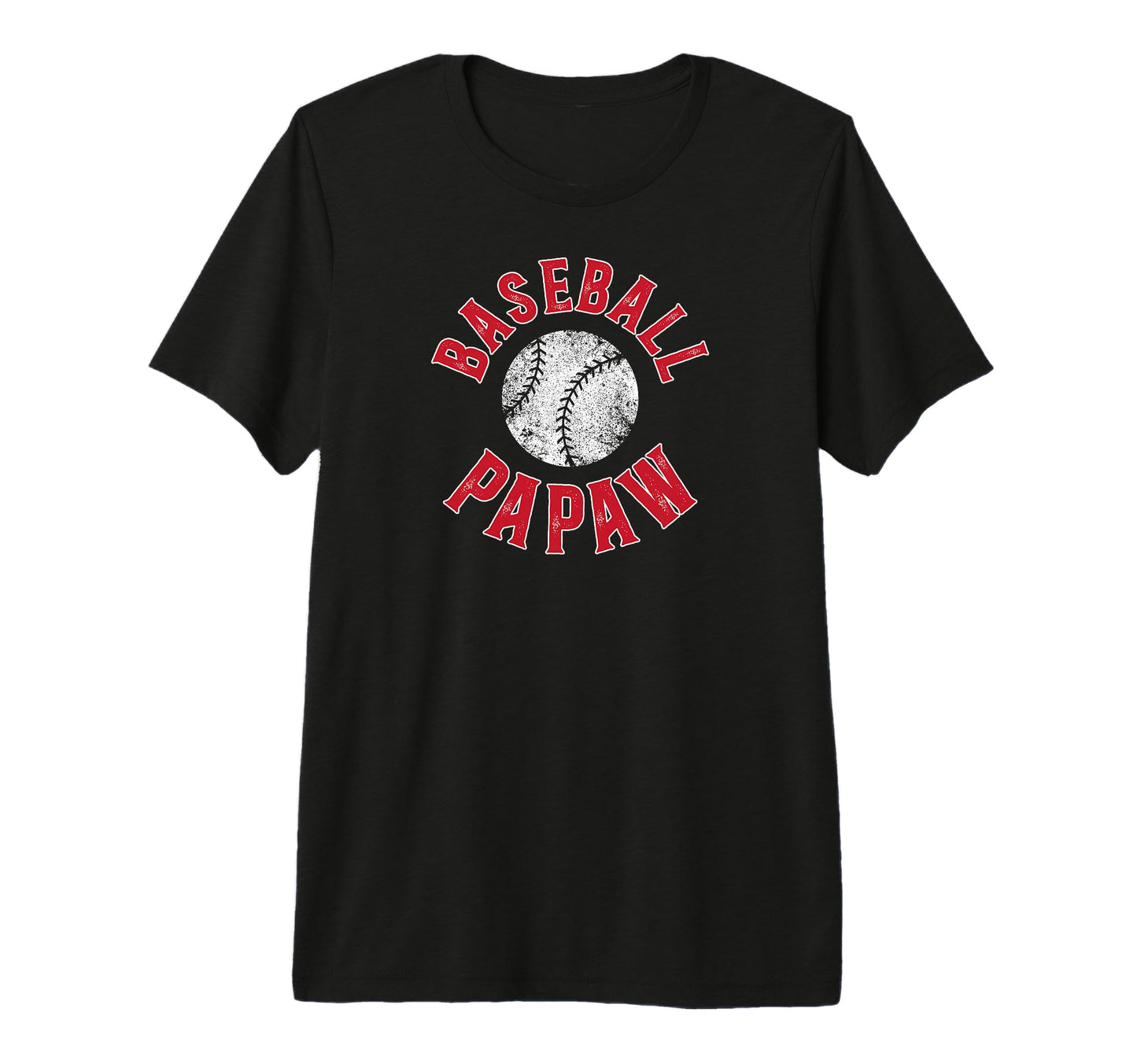 Mens Baseball Papaw Proud Papaw Baseball T-Shirt - Custom Art Print Unisex - T-Shirt, Sweatshirt, Hoodie