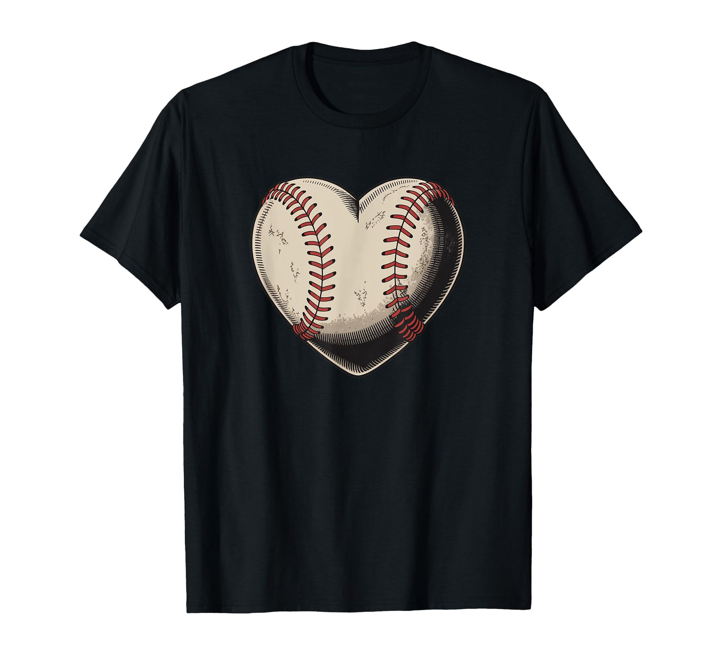 Heart Baseball Lover Softball Mom T-Shirt - Aesthetic Graphic for Adults - T-Shirt, Sweatshirt, Hoodie