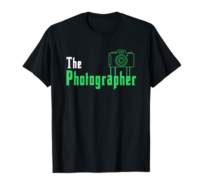 Funny Camera Gift Photographer T-Shirt - Custom Art Print Unisex - T-Shirt, Sweatshirt, Hoodie